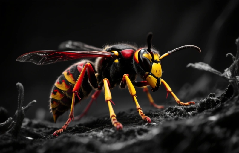 Visual representation of Yellow-Legged Hornets Threaten Bees in 3 US States