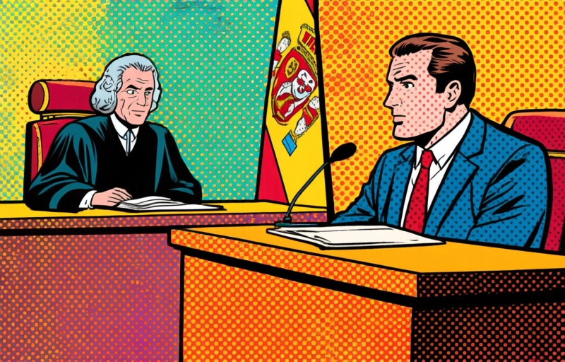 Representación visual de Agente de Las Vegas acusado de acecho con fianza de 850.000 €