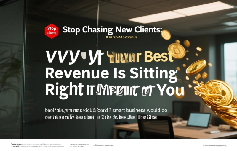 Visual representation of Stop Chasing New Clients