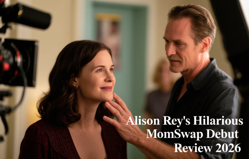 Visual representation of Alison Rey's Hilarious MomSwap Debut Review 2026
