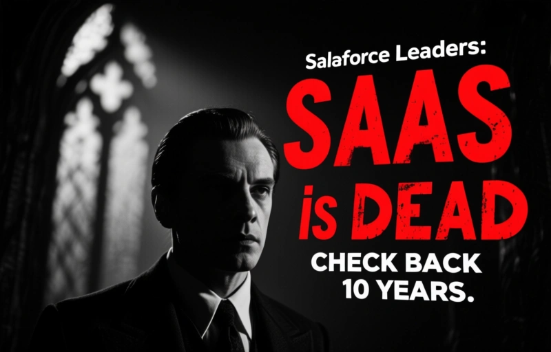 Salesforce Leaders: 'SaaS is Dead' is Wrong, Check Back in 10 Years