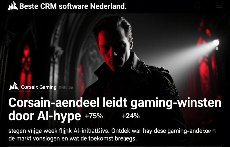 Corsair-aandeel leidt gaming-winsten door AI-hype