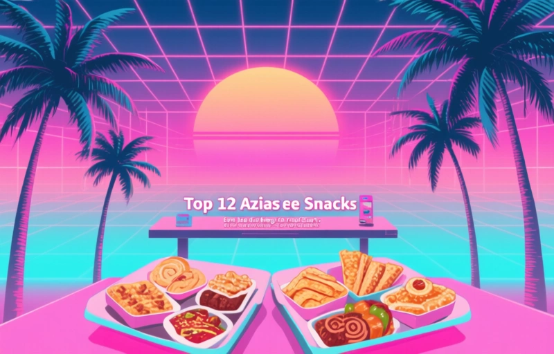 Top 12 Aziatische Snacks: Een Jaar Lang Proeven in de Food Court
