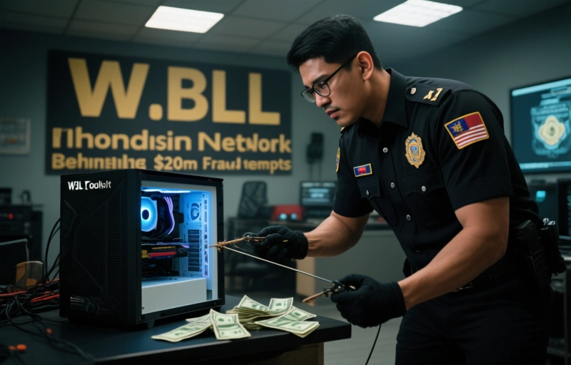 Visual representation of FBI and Indonesian Police Dismantle W3LL Phishing Network Behind $20M Fraud Attempts
