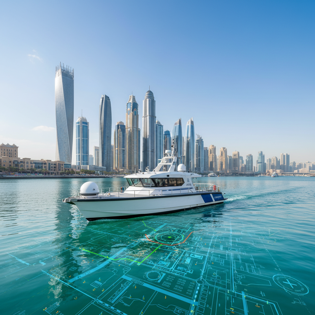 Dubai's First Mobile Waterway Survey: A Tech Leap