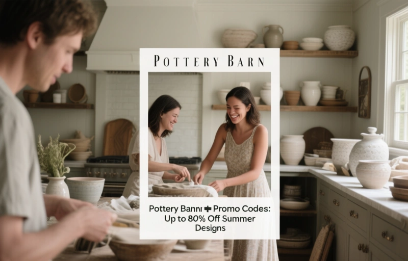 Pottery Barn Promo Codes: Up to 80% Off Summer Designs