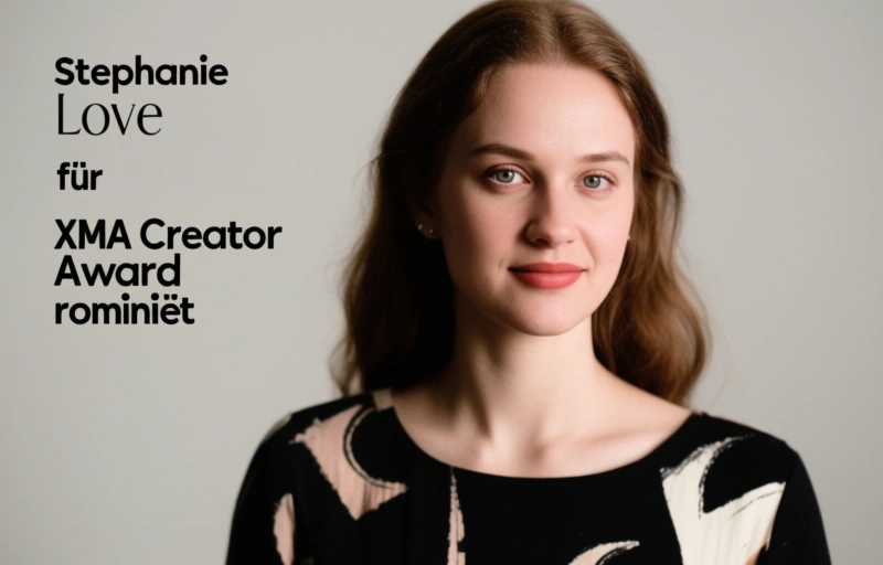 Visuelle Darstellung von Stephanie Love fĂĽr XMA Creator Award nominiert
