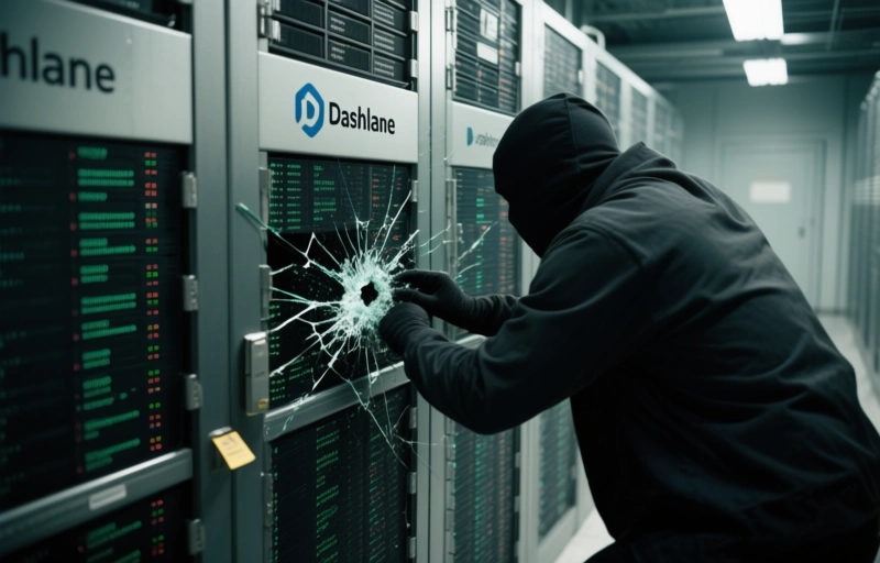 Visual representation of Dashlane Breach