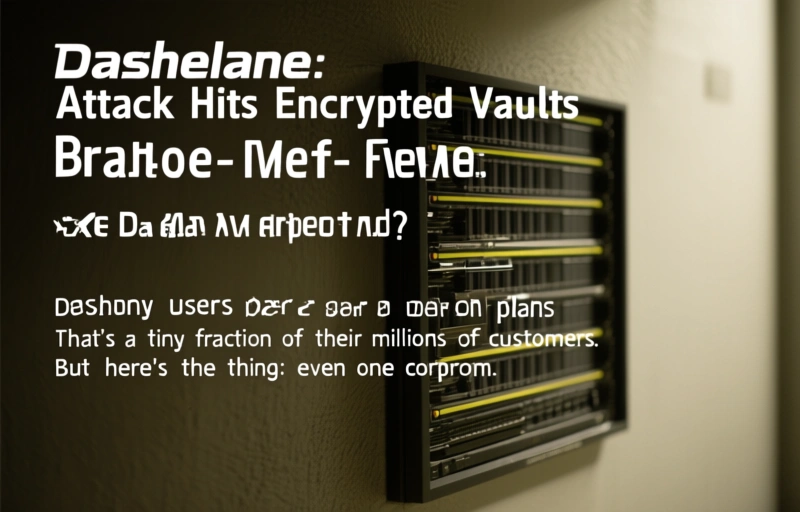 Visual representation of Dashlane Breach