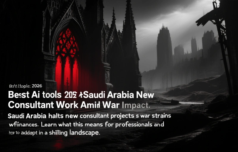 Saudi Arabia Pauses New Consultant Work Amid War Impact