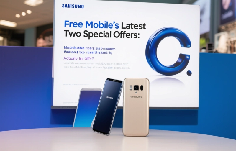 Visual representation of Free Mobile's Latest Samsung Deals