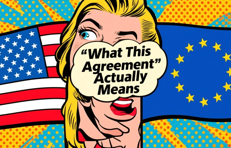 Visual representation of US Tariff Deal Brings Stability to European Businesses