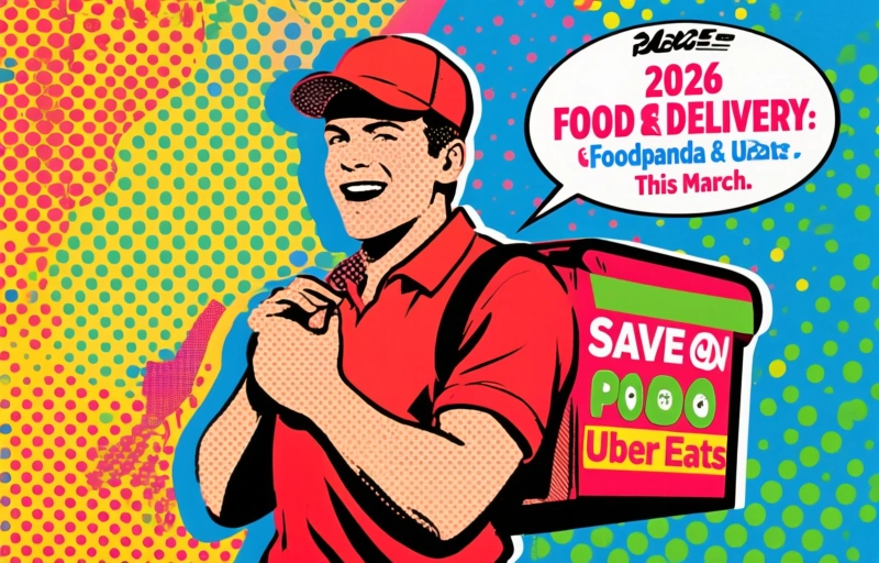 2026 Food Delivery Deals: Save on Foodpanda & Uber Eats This March