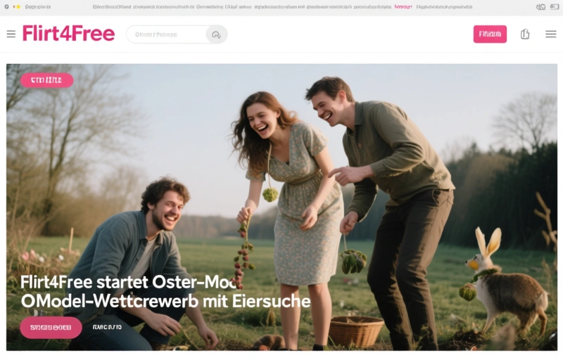 Flirt4Free startet Oster-Model-Wettbewerb mit Eiersuche