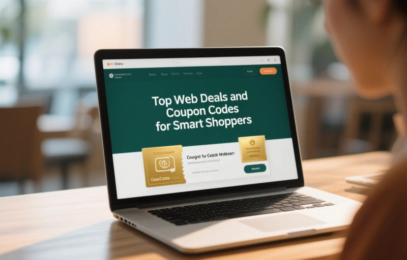 Visual representation of Top Web Deals and Coupon Codes for Smart Shoppers