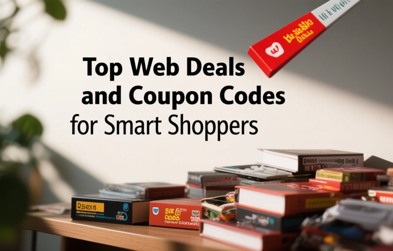 Visual representation of Top Web Deals and Coupon Codes for Smart Shoppers