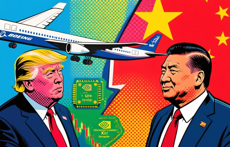 Nvidia-chips en Boeing-jets: Trump versus Xi als beurstoets