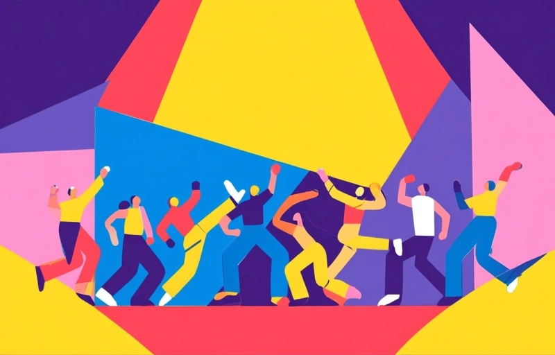 Visual representation of January Dance