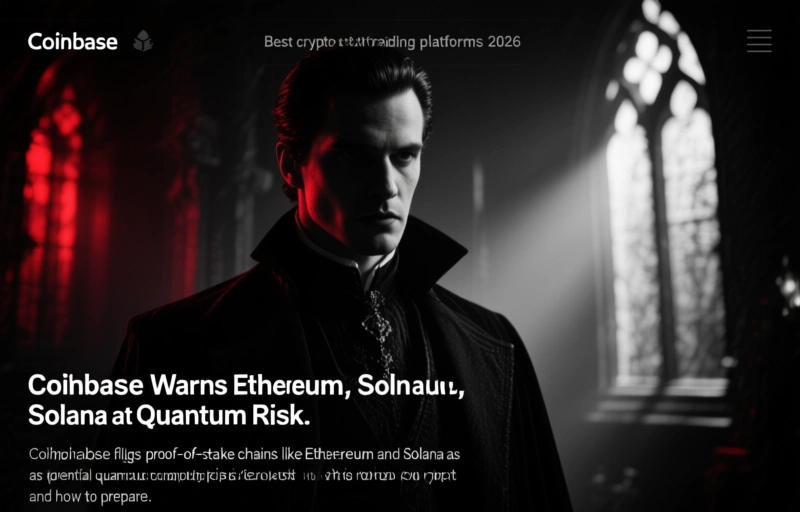 Coinbase Warns Ethereum, Solana at Quantum Risk