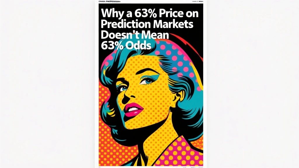 Why a 63% Price on Prediction Markets Doesn't Mean 63% Odds