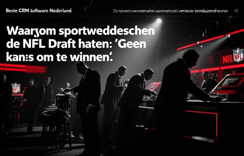 Waarom sportweddenschappen de NFL Draft haten: 'Geen kans om te winnen'