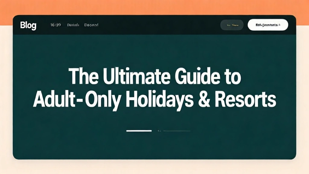 The Ultimate Guide to Adult-Only Holidays & Resorts