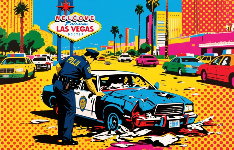 Las Vegasin liikenneonnettomuus: Poliisi loukkaantui, kuljettaja epäiltynä rattijuopumuksesta