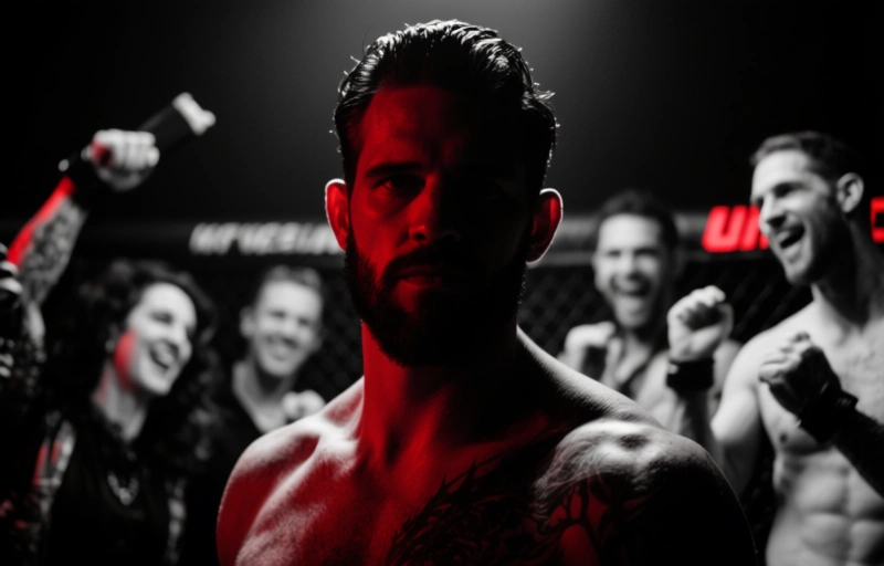 Brandon Sklenar bei UFC 324: Promis feiern in Las Vegas