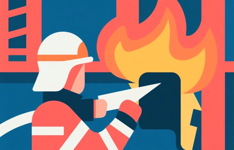 Brandweer vecht 13 uur tegen 5-alarm brand in Milwaukee