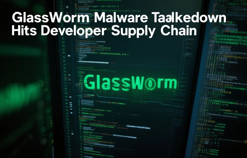 Visual representation of GlassWorm Malware Takedown Hits Developer Supply Chain