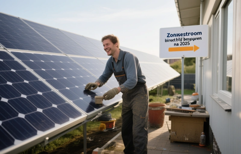 Zonnestroom direct gebruiken: blijf besparen na 2025