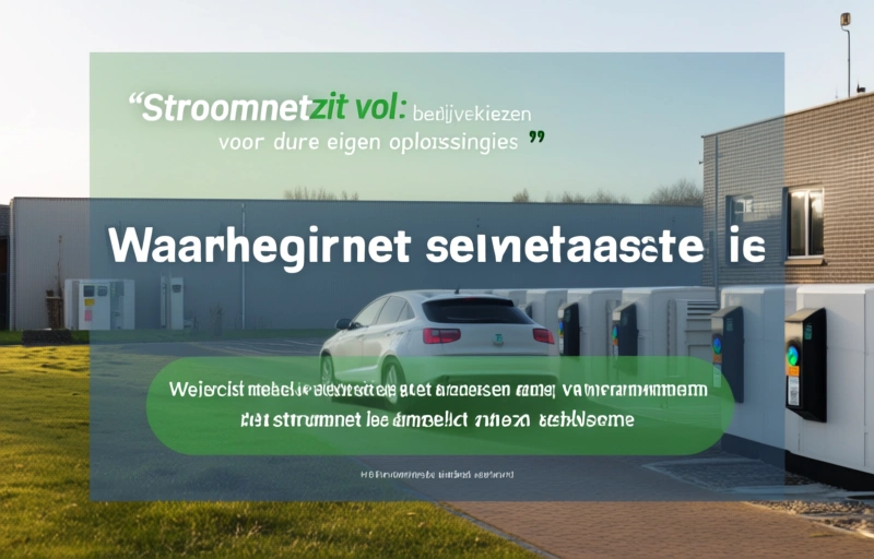 Visuele weergave van Stroomnet zit vol