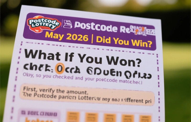 Visual representation of Postcode Lottery Results May 2026 | Did You Win?