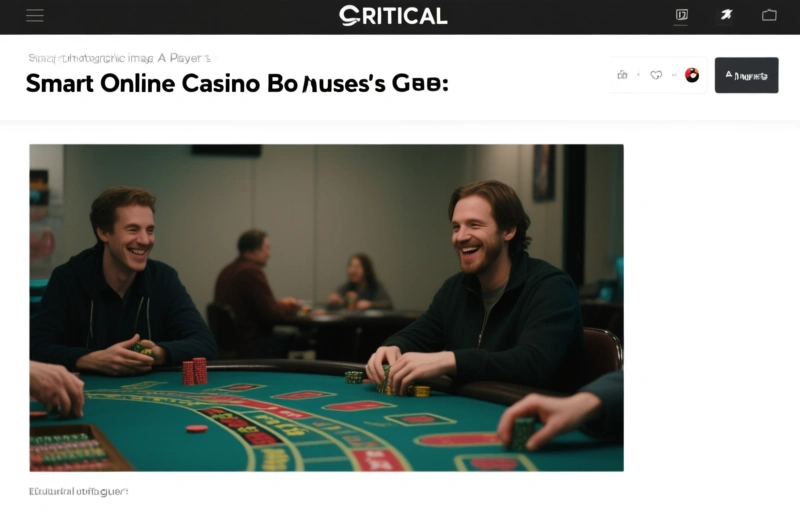 Smart Online Casino Bonuses: A Player's Guide