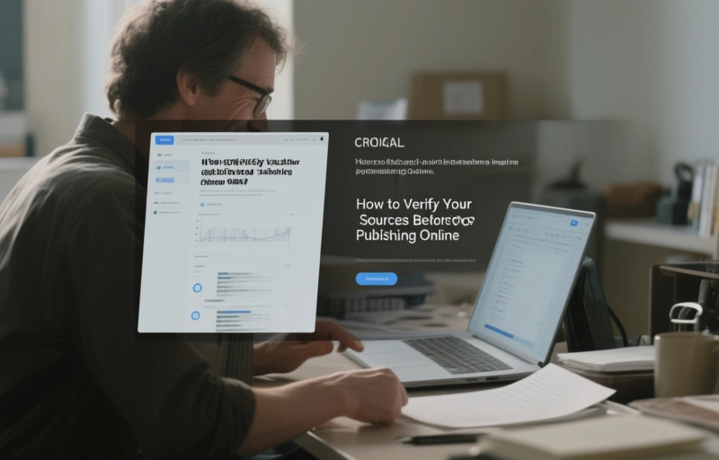 How to Verify Your Sources Before Publishing Online