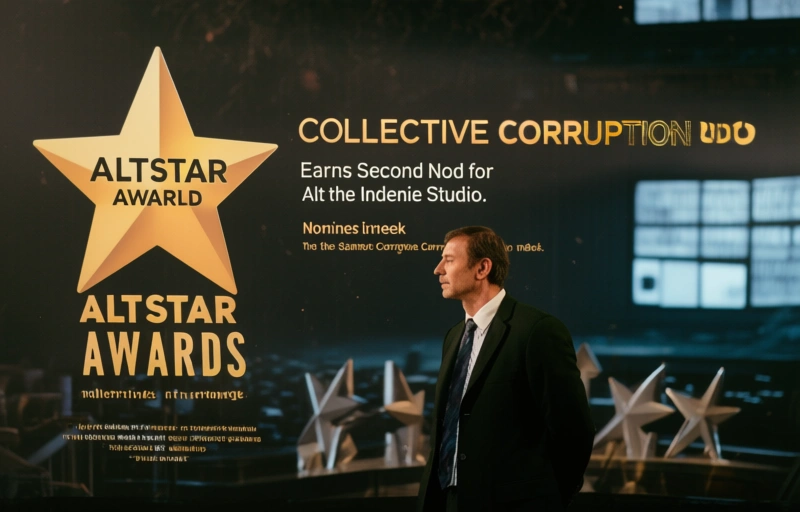 Visual representation of Collective Corruption Earns Second AltStar Award Nod
