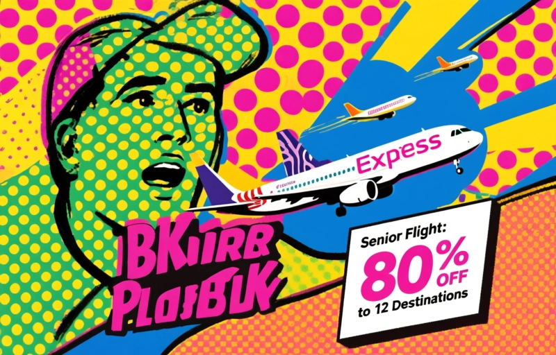 Senior Flight Deals: HK Express 80% Off to 12 Destinations
