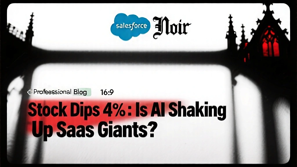 Salesforce Stock Dips 4%: Is AI Shaking Up SaaS Giants?