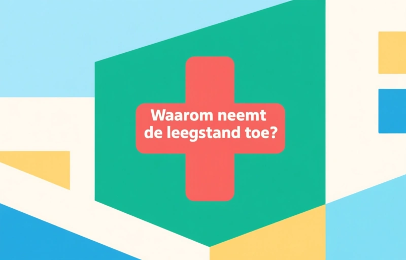 Visuele weergave van Leegstand in verpleegzorg groeit