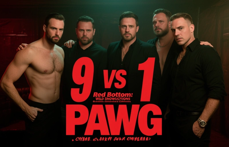 Visual representation of 9 Guys vs 1 PAWG