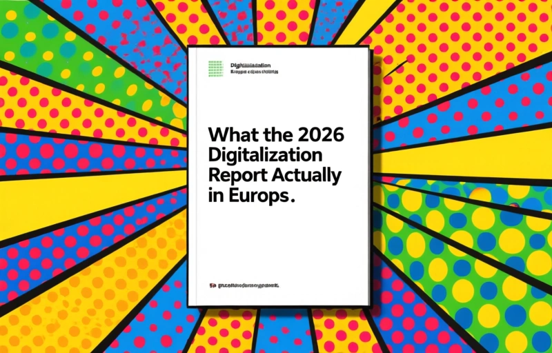 Visual representation of Europe's Digital Leap