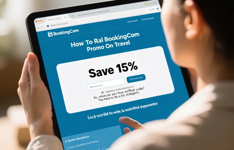 Visual representation of Verified Booking.com Promo Codes