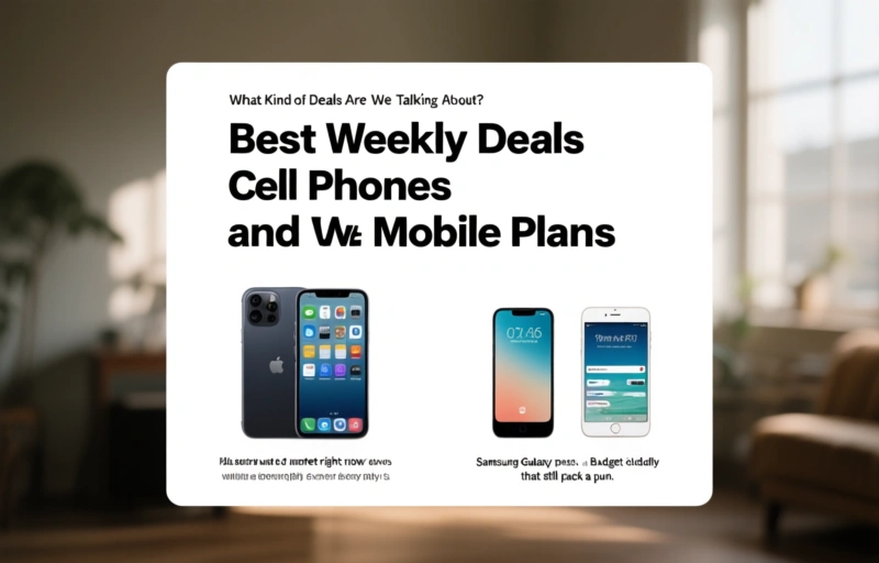 Visual representation of Best Weekly Deals on Cell Phones and Mobile Plans