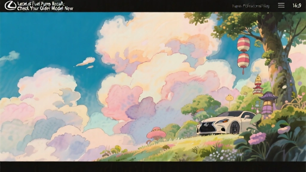 Lexus Fuel Pump Recall: Check Your Older Model Now