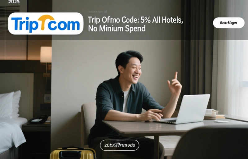 Trip.com 2025 Promo Code: 5% Off All Hotels, No Minimum Spend