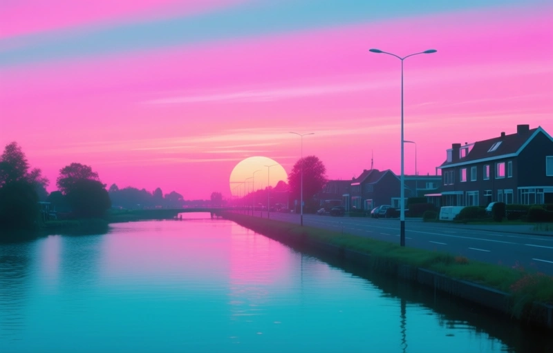 Visuele weergave van Twee weken hinder in Landen