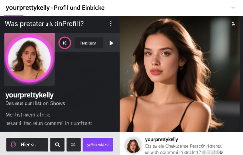 Visuelle Darstellung von yourprettykelly – Chaturbate-Profil und Einblicke