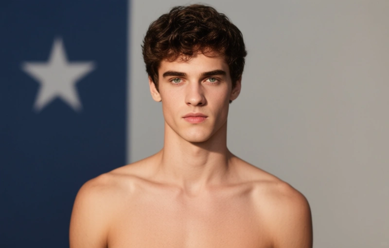 Visuelle Darstellung von Französisches Model Ugo Marchal