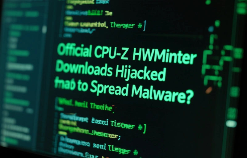 Visual representation of Official CPU-Z, HWMonitor Downloads Hijacked to Spread Malware