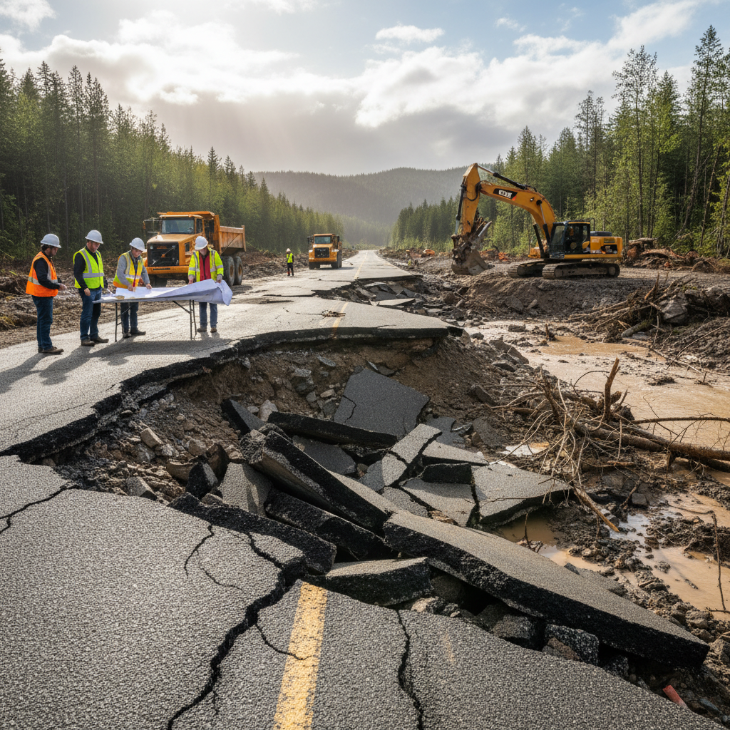 Ajac Road Damage After Storms: Repair Bids